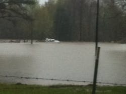A Haughton Police Department SUV is seen in flood waters following an attempted rescue by a police officer last week. A Haughton Police Department SUV is seen in flood waters following an attempted rescue by a police officer last week.