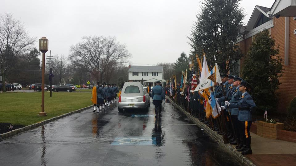 New Jersey State Police Trooper Sean Cullen, who was fatally struck by a vehicle a week ago, was laid to rest on Monday.