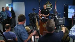 Pasco County Sheriff Chris Nocco announced Tuesday that Deputy Stephen LeBlanc was fired and likely will face charges of obstruction of justice and tampering with evidence after he tried to plant evidence on a known drug suspect. Pasco County Sheriff Chris Nocco announced Tuesday that Deputy Stephen LeBlanc was fired and likely will face charges of obstruction of justice and tampering with evidence after he tried to plant evidence on a known drug suspect.
