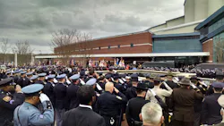 Thousands of mourners on Friday honored a Prince George's County Officer Jacai Colson, who was killed in a gun battle outside a police station earlier this month. Thousands of mourners on Friday honored a Prince George's County Officer Jacai Colson, who was killed in a gun battle outside a police station earlier this month.