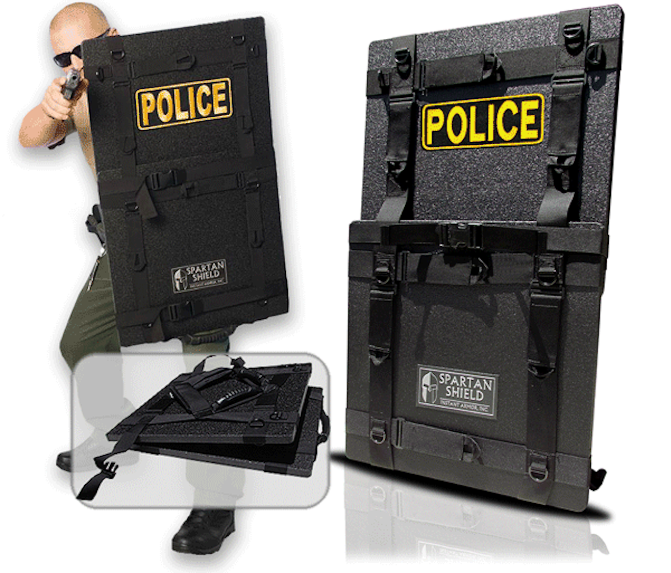 Ballistic Spartan Shield - Lightweight, Rigid, Deployed in Under 5 ...
