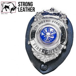 STRONG CLIP-ON BADGE HOLDER - OVAL