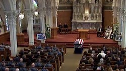 Mourners, including law enforcement from across the nation, ushered the body of Massachusetts State Trooper Thomas L. Clardy to its final resting place Tuesday. Mourners, including law enforcement from across the nation, ushered the body of Massachusetts State Trooper Thomas L. Clardy to its final resting place Tuesday.