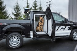 The Ford Motor Company on Tuesday announced it will offer a Special Service Vehicle package for the 2016 F-150 to meet the needs of law enforcement. The Ford Motor Company on Tuesday announced it will offer a Special Service Vehicle package for the 2016 F-150 to meet the needs of law enforcement.
