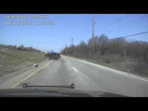 Dashcam Video Shows officer Save Driver's Life | Officer