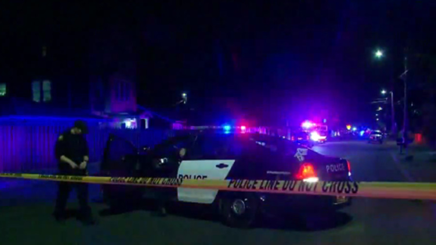A Fairview police officer was shot and wounded by a suspect who fled the scene of a crash last Wednesday night.