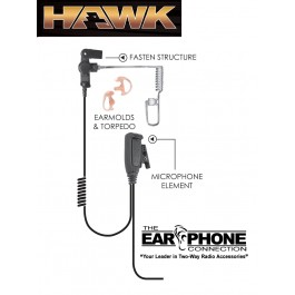 EPC LAPEL MIC WITH PTT BUTTON