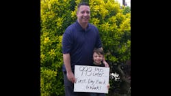 Philadelphia Police Officer Edward Davies nearly lost his life after he was shot by a suspect during a struggle over a stolen gun on Aug. 13, 2013. Philadelphia Police Officer Edward Davies nearly lost his life after he was shot by a suspect during a struggle over a stolen gun on Aug. 13, 2013.