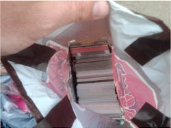 How many prepaid cards are in there? A whole bag full. How many prepaid cards are in there? A whole bag full.