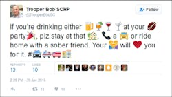 South Carolina Trooper Bob Beresis is getting creative with his safety tweets and is gaining a lot of attention while spreading the message. South Carolina Trooper Bob Beresis is getting creative with his safety tweets and is gaining a lot of attention while spreading the message.