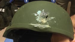 Following the tragic mass shooting at an Orlando nightclub Sunday, police posted a photo that shows just how close one officer came to losing his own life. Following the tragic mass shooting at an Orlando nightclub Sunday, police posted a photo that shows just how close one officer came to losing his own life.