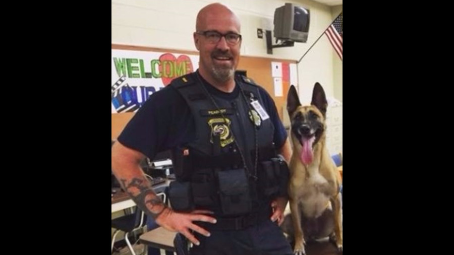Lt. Daniel Peabody and K-9 Inca