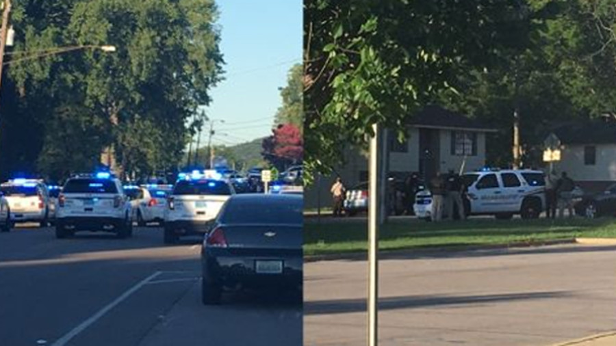 A Jefferson County deputy was wounded, multiple suspects were taken into custody and one remained at large following a shooting Thursday night.