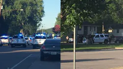 A Jefferson County deputy was wounded, multiple suspects were taken into custody and one remained at large following a shooting Thursday night.