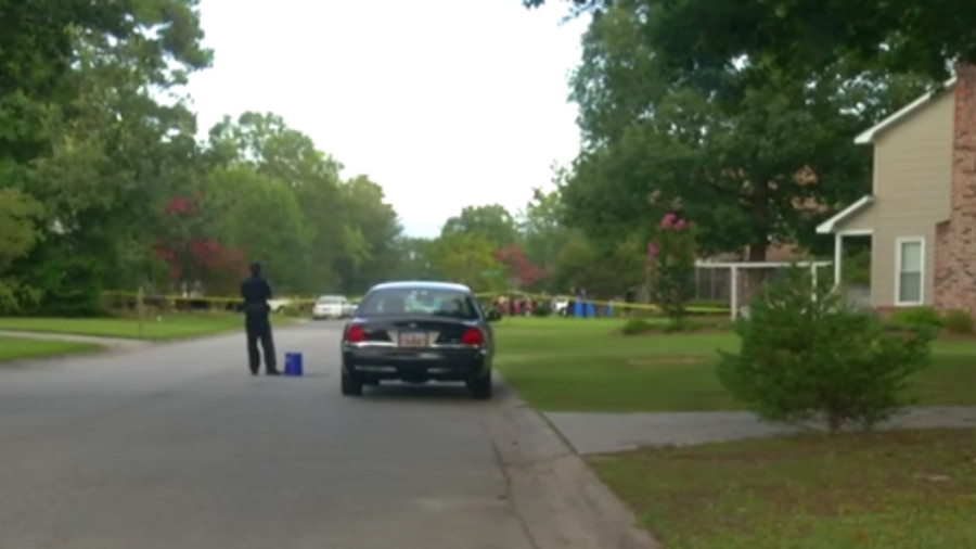 North Charleston Police Officer Wayne Pavlischek was struck by gunfire on the right side of his stomach, but was saved by his ballistic vest.