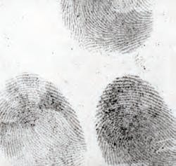 US $20 banknote dusted with fpNATURAL®2, illuminated in the near-IR and examined at 850nm. US $20 banknote dusted with fpNATURAL®2, illuminated in the near-IR and examined at 850nm.