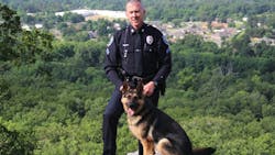 Corporal Dennis Wisner and K-9 Kina Corporal Dennis Wisner and K-9 Kina