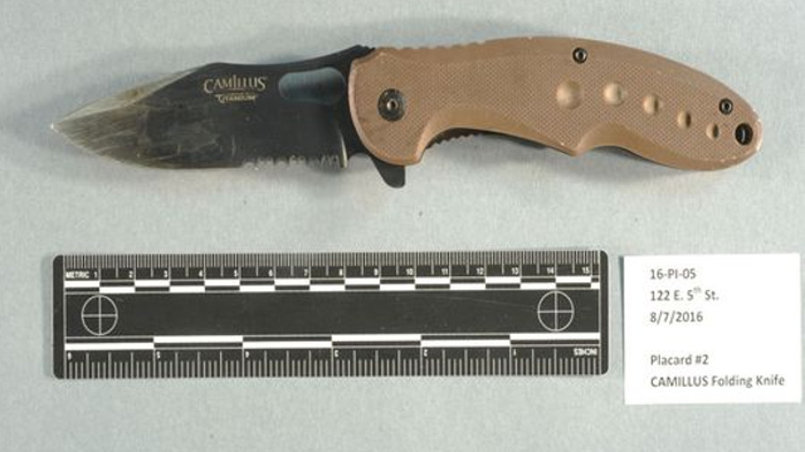 Cincinnati Police Chief Eliot Isaac said that a robbery suspect who was shot and killed by police on Sunday rushed at an officer and tried to stab him with a knife.