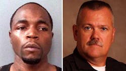 George Lowdins, left, and Sgt. Ricky Benoit George Lowdins, left, and Sgt. Ricky Benoit