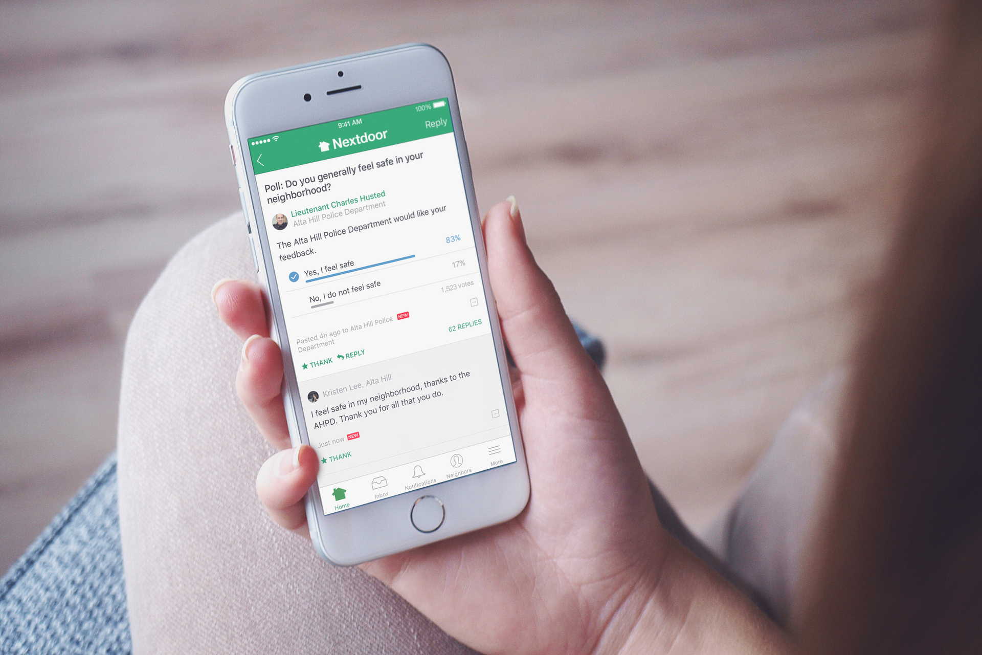 Nextdoor Polls for Public Agencies inhand 57dc0f47aeeec