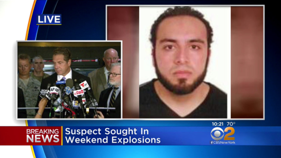 Manhunt Launched for Suspect in NYC and New Jersey Bombings | Officer