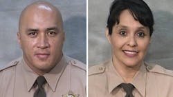 Corrections Officers Toamalama Scanlan, left, and Juanita Davila Corrections Officers Toamalama Scanlan, left, and Juanita Davila