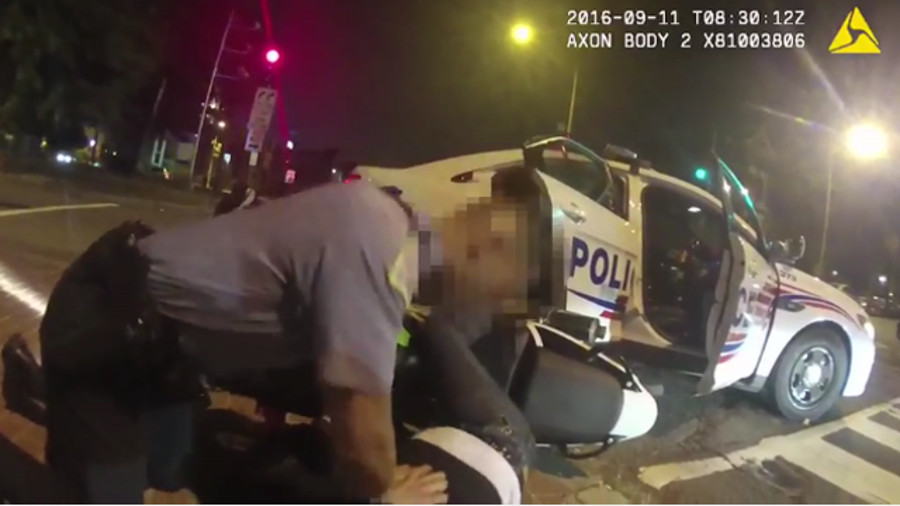 Officials on Tuesday released body camera video showing the moments after an officer shot and killed Terrence Sterling after he rammed into a cruiser earlier this month.