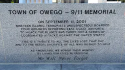 A group of New York Muslims has taken offense at a small town’s new memorial honoring those who died in the September 11th, 2001 terrorist attacks. A group of New York Muslims has taken offense at a small town’s new memorial honoring those who died in the September 11th, 2001 terrorist attacks.