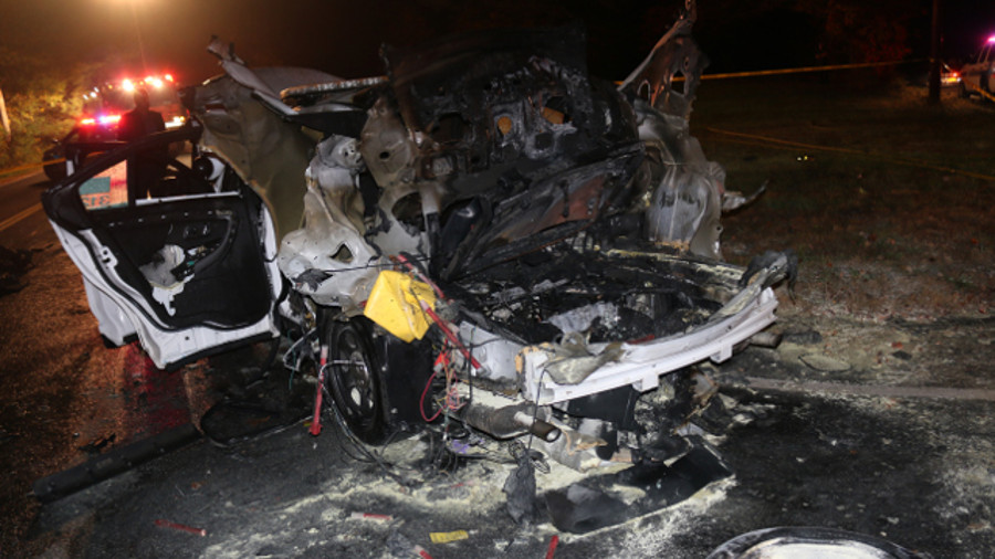 Newburgh Police Officer Taso Karabelas suffered only minor injuries after an oxygen tank in his cruiser exploded Tuesday morning.