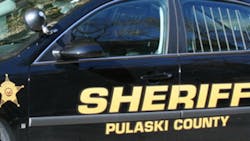 Pulaski County Deputy Sam Brandon pulled a man from a burning vehicle Sunday afternoon.