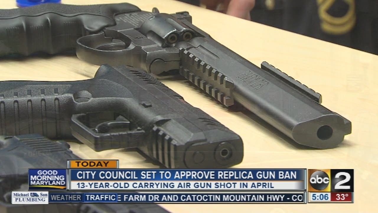 Baltimore City Council set to approve replica gun ban