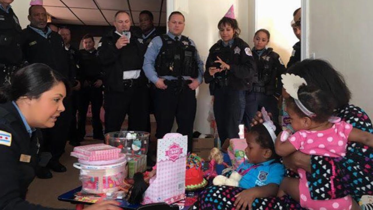 Cops Throw Sisters Birthday Party After They Were Found Abandoned