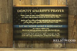 Deputy Sheriff’s Prayer – Wall Art Deputy Sheriff’s Prayer – Wall Art