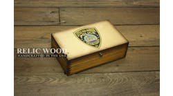Custom Police Badge Memory Box