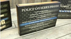 Police Officers Prayer &ndash; Wall Art
