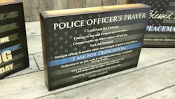 Police Officers Prayer &ndash; Wall Art