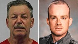 Almond Upton, left, and Trooper Christopher Skinner Almond Upton, left, and Trooper Christopher Skinner