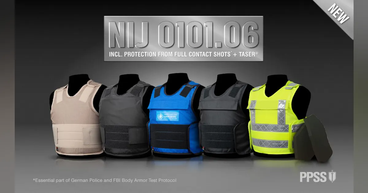 Noj Protection Level NIJ Std 0101.06 Level IIIA Bullet Resistant Vests | Officer