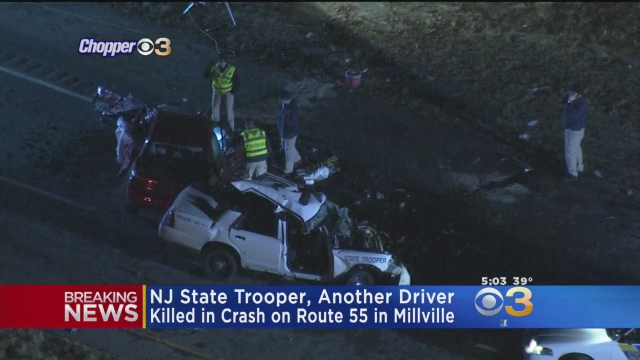 N.J. State Police Trooper Killed In Line of Duty Following Millville Crash