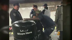 New York City Police Officer Buys Socks for Homeless Man