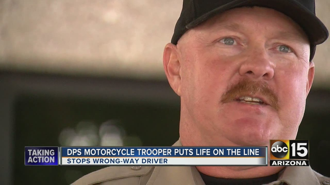 Trooper Makes Heroic Move, Stops Wrong-Way Driver | Officer