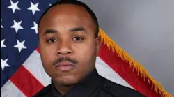 Officer Terrance McBride was shot in the shoulder early Tuesday morning and the suspected gunman was found dead of an self-inflicted gunshot wound.