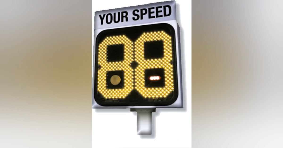 Posted Sign Design Speed Onsite 75M Pole Mounted Speed Sign | Officer