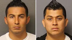 Issued on Feb. 12, a fake news release announced the arrests of Jose Marino Melendez, left, and Jose Santos Melendez