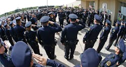 The family of officer Zamarippa arrives for the funeral, entering through a corridor of Dallas Police at Wilkerson-Greines Activity Center on Saturday July 16, 2016 in Fort Worth, Texas. The family of officer Zamarippa arrives for the funeral, entering through a corridor of Dallas Police at Wilkerson-Greines Activity Center on Saturday July 16, 2016 in Fort Worth, Texas.