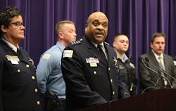 Chicago Police Superintendent Eddie Johnson speaks during a news conference on Jan. 5. Chicago Police Superintendent Eddie Johnson speaks during a news conference on Jan. 5.