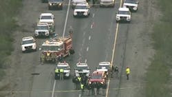 Officials say the passerby went back to his car, grabbed a gun and fatally shot the suspect after he failed to obey his commands to stop attacking the trooper. Officials say the passerby went back to his car, grabbed a gun and fatally shot the suspect after he failed to obey his commands to stop attacking the trooper.