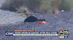 Naked Woman Who Stole Deputy's Truck Taken Into Custody