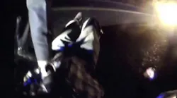 Norton Police officers pull man from burning car