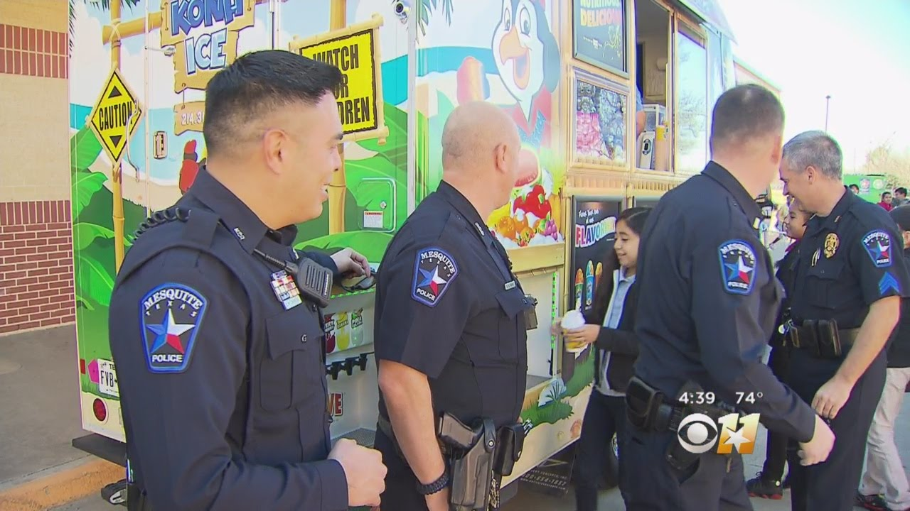 Texas Police Officers Share Sweet Surprise With Students